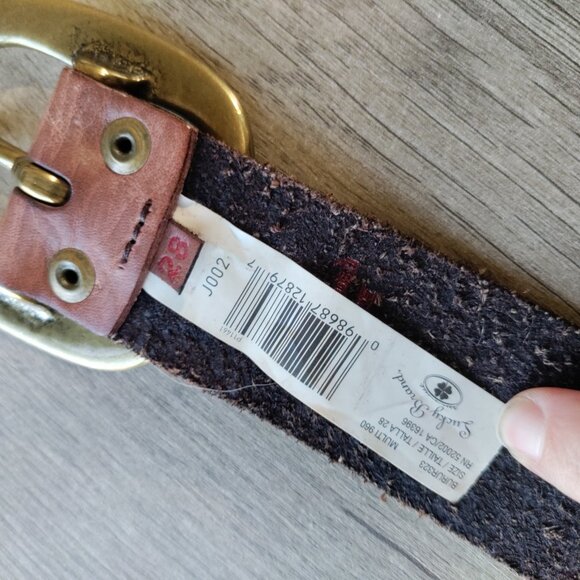 Lucky Brand Patchwork Multicolor Leather Bohemian Belt‎ Sz 28 - Picture 4 of 10